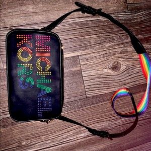 Micheal Kors rainbow camera bag